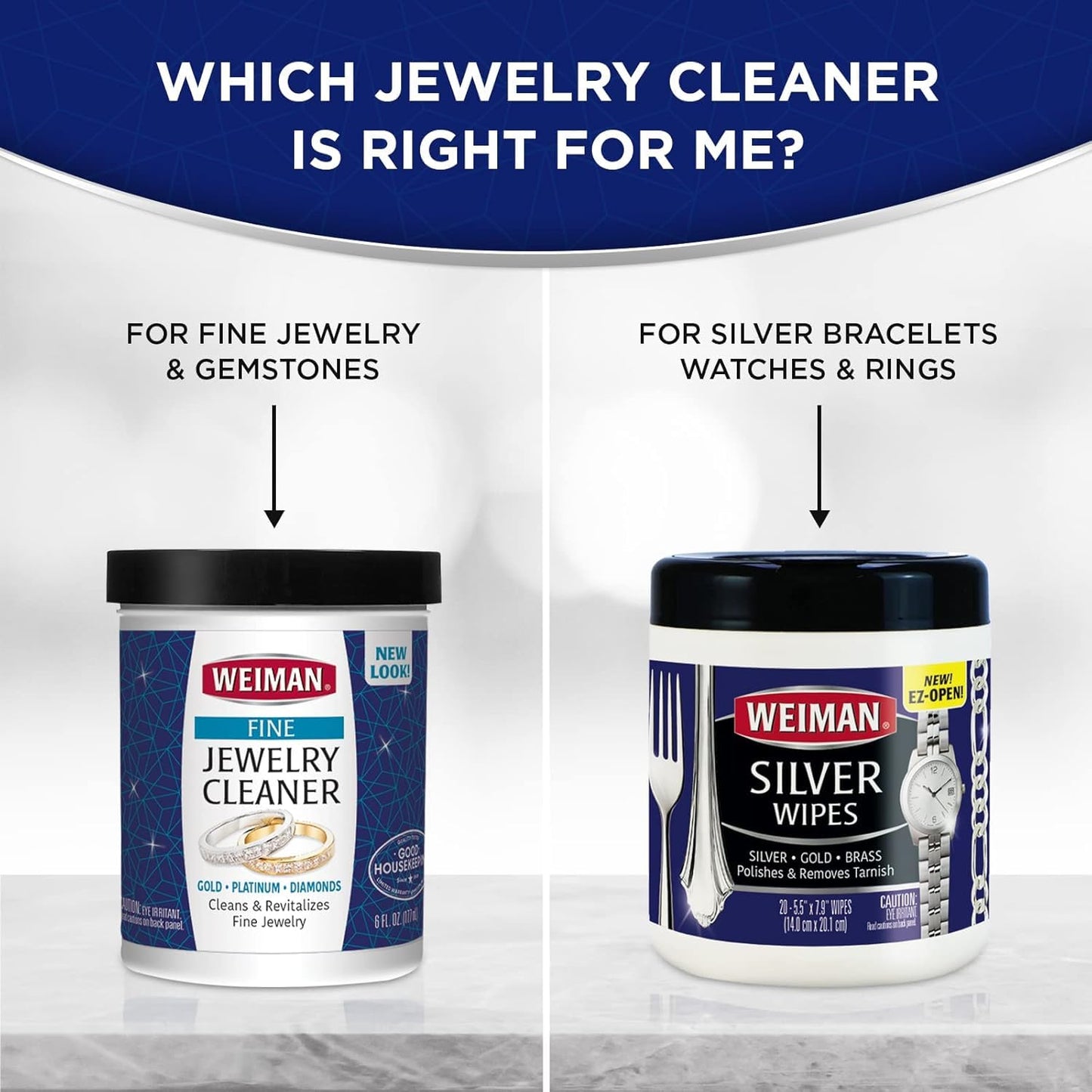Fine Jewelry Cleaner Liquid with Cleaning Brush – Restores Shine & Brilliance to Gold, Platinum, Precious Gemstones & Diamond Jewelry, 6 Oz