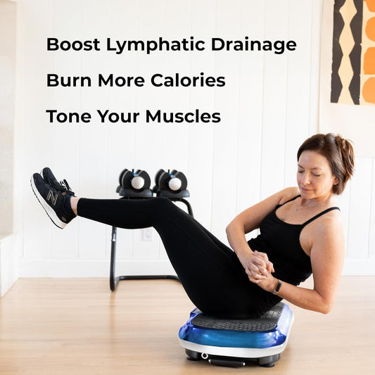 Waver Vibration Plate Exercise Machine - Whole Body Workout Vibration Fitness Platform