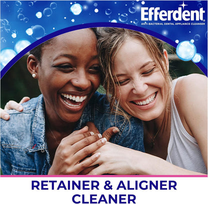 Efferdent Retainer Cleaning Tablets Denture Cleanser Tablets Dental Appliances