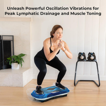 Waver Vibration Plate Exercise Machine - Whole Body Workout Vibration Fitness Platform