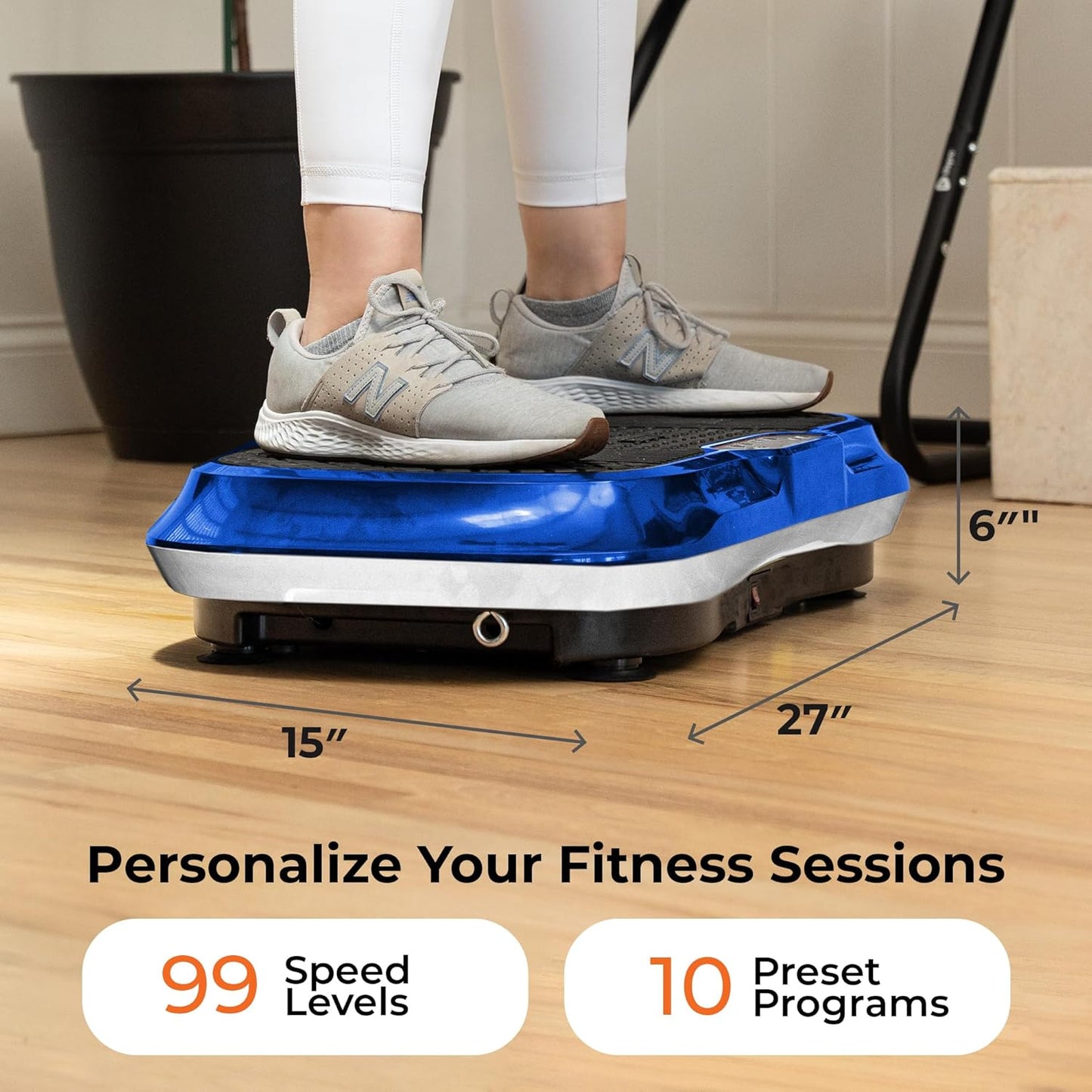 Waver Vibration Plate Exercise Machine - Whole Body Workout Vibration Fitness Platform