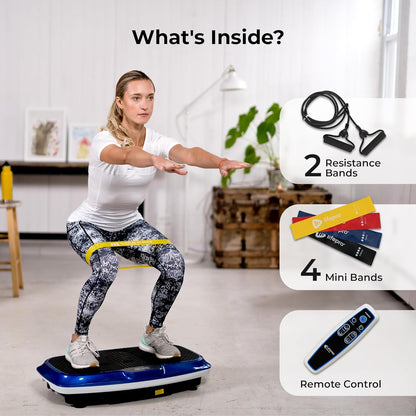 Waver Vibration Plate Exercise Machine - Whole Body Workout Vibration Fitness Platform