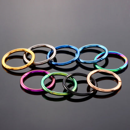 Surgical Steel Hinged Segment Hoop Ring