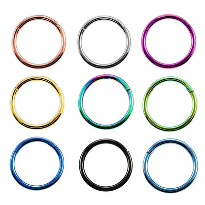 Surgical Steel Hinged Segment Hoop Ring