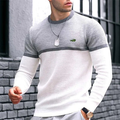 Long Sleeve O-Neck Quick-Drying Autumn Men's T-Shirts