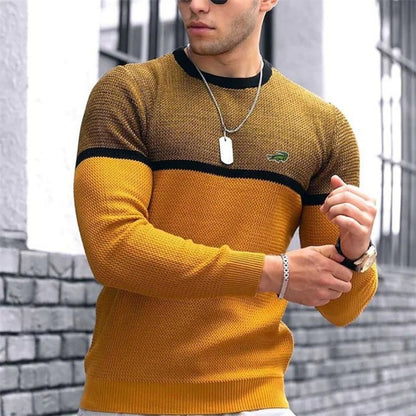 Long Sleeve O-Neck Quick-Drying Autumn Men's T-Shirts