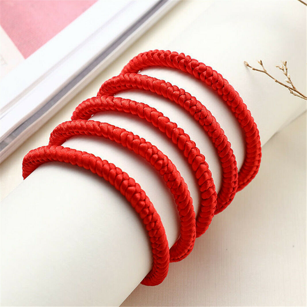 Lucky Red Cord Bracelet Amulet Protection Knitted Rope For Man Woman